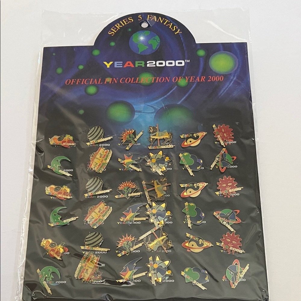 New Collectable Year 2000 Pins; 12 Styles; Total 36 pins, Fantasy
